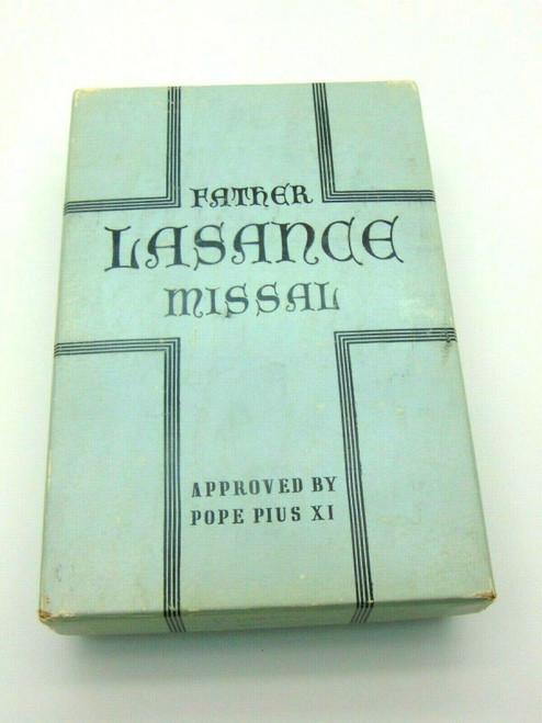 Saint Joseph Daily Missal Catholic 1959 Leather in Orig Box