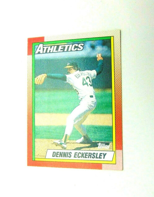 Dennis Eckersley 1990 Topps Baseball Card #670 Pitcher Mint