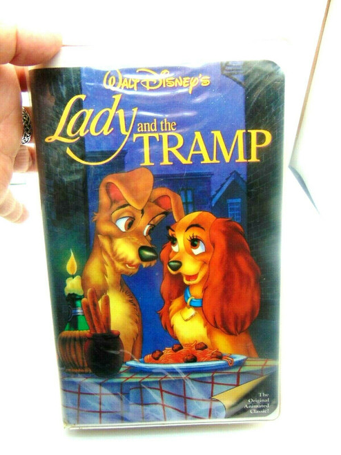Disney Lady & Tramp Black Diamond VHS 1987 1st Black Diamond