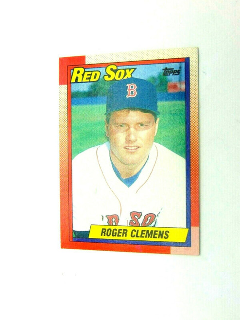 Roger Clemens 1990 Topps #245 Red Sox Baseball Card