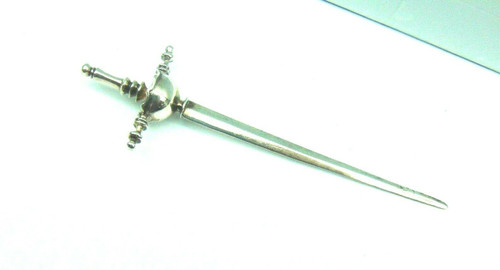 Sword Sterling Replica Minature 925 Letter Opener Unique