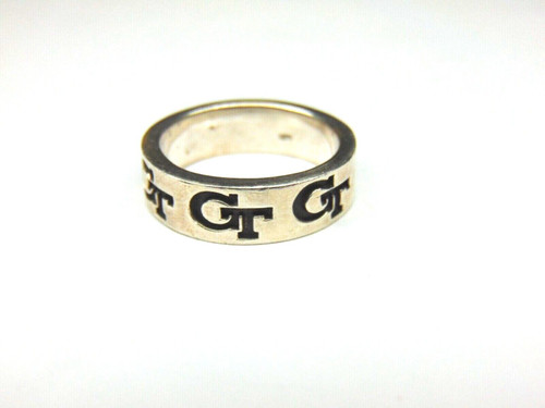 Georgia Tech Ring GT Sterling Silver 925 Institute Technology  Size 9