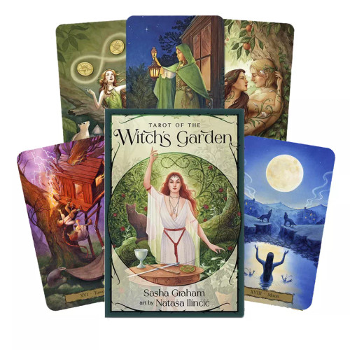Witch's Garden Tarot 78 Cards Deck by Sasha Graham DazzleCity