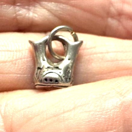 Wedding Vase Charm Native American Sterling Silver 925 VTG DazzleCity