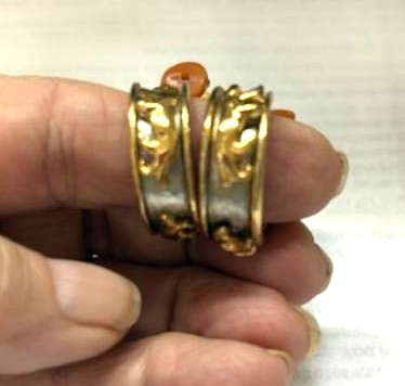 Panther Clip Earrings Vintage Big Cat Cougar DazzleCity