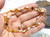 Pearl Tiger Eye Star Bracelet Signed Double Strand Bead Kias,