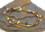 Pearl Tiger Eye Star Bracelet Signed Double Strand Bead Kias,