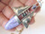 Watermelon Tourmaline Charoite Sterling Silver Pendant Crystal Necklace