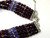 Choker Necklace Silver Celtic Weave Fire Polish Amethyst Garnet Beads