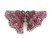 Magnificient Butterfly Pin Hot Pink AB Rhinestone Crystal 200+ Stones
