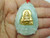 Natural Jade Agate Gold Plate Zodiac Buddha Necklace Estate BeadRage