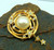 Starry Night Saturn Star Pin Rhinestone Crystal Rescue