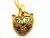 Tiger Panther Necklace Pendant Rhinestone Crystal Cat DazzleCity