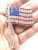 USA American Flag Pin Rhinestone 4th July Pride Veteran Crystal