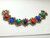 Bracelet Fruit Salad Tutti Fruitti Ornate 1950's 1960's