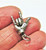 Hand Finger I Love You Sign Charm Sterling Silver Vintage Dazzlecity