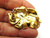 Elephant Pin Sim Pearl Rhinestone Crystal Brooch