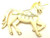 Unicorn Pegasus Pin Mystical White Rhinestone Crystal Brooch DazzleCity