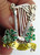 Shamrock Celtic Harp Pin St Patrick Angel Day Brooch BeadRage