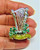 Shamrock Celtic Harp Pin St Patrick Angel Day Brooch BeadRage