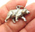 Grizzly Bear Sterling Silver Charm Black Brown Pendant