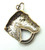 Horse Charm Sterling Pendant Harness Halter Signed Derby Race