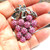 GRAPE Pin Vine VINEYARD Wine Cluster Pink Rhinestone Crystal DazzleCity