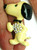 Snoopy Pin Dog Rhinestone Crystal Brooch Cartoon