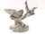 Pewter Fairy Angel Trinket Figurine Rhinestone Vanity #2