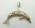 Dolphin Sterling Fish Celtic Knots Porpoise Pendant
