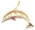 Dolphin Sterling Fish Celtic Knots Porpoise Pendant