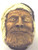 Bosson Chalk Ware Head Sultan Wall Figure Artware Chalkware Mask Shepard