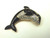 Whale Pin Black Fish Rhinestone Crystal Killer ORCA Brooch DazzleCity