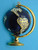 World Globe Pin Cobalt Blue Brooch Rhinestone Crystal Teacher Geography Dazzlecity