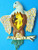 American Bald Eagle Pin Bird Brooch Rhinestone Crystal