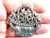 Victorian Flower Basket Sterling Silver Charm Necklace