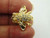 Sweet Bee Pin Tack Hive Honey Comb Rhinestone Crystal