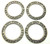 Egyptian Filigree Circle Wreath Finding Made Egypt 4Pc BeadRage