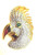 Cockatoo Parrot Pin Bird Cockatiel Rhinestone Crystal Brooch