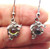 Dragon Pierced Earrings Serpent Silver Swarovski Crystal DazzleCity