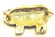 Pig Pin Rhinestone Crystal Brooch Saratoga Peppermint Hog Wild Boar DazzleCity