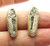 Egyptian Pierced Earrings Queen Servant Hand Maiden DazzleCity