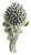 Scottish Thistle Brooch Pin Kilt Scotland Celtic Pearl Rhinestone