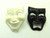 Comedy Tragedy Theater Earrings Pierced Actor Black White DazzleCity