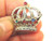 Crown Pin Beauty Pageant Princess Rhinestone Crystal Brooch
