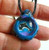 Killer Whale Necklace Surfer Fimo Clay Glass Dome