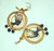 Vintage Queen Nefertiti Pierced Earrings Egyptian Long Chandelier DazzleCity