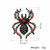 Red Black Widow Spider Pin Rhinestone Crystal Brooch Bug DazzleCity