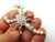 Scorpion Pin Scorpio Zodiac Rhinestone Crystal Silver Brooch