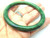 Jade Canadian Nephrite Dark Green Polar Bangle Bracelet